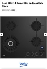 Beko 60cm burner gas on - 60cm,