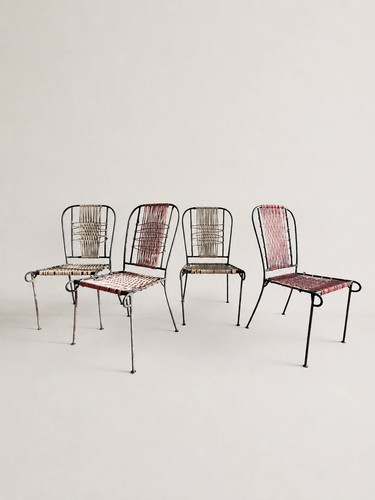 Set french wrought - wrought, iron