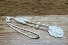 Dainty Vintage Carved Bovine