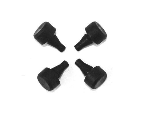 Rubber stoppers high set - rubber, of