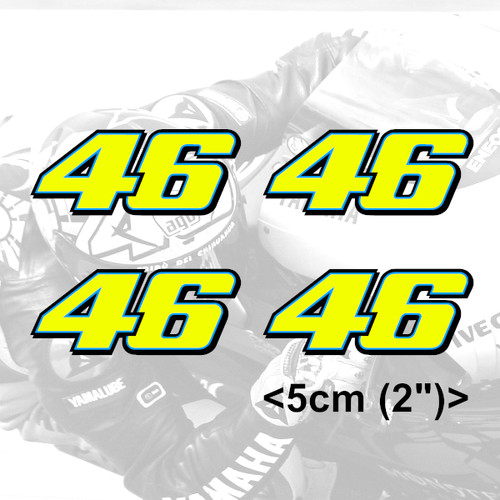 Rossi sticker fluorescent - sticker, 46