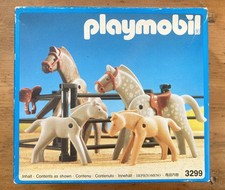 RARE NEW Playmobil 3299 Vintage Horse Fence Set