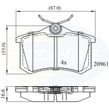 Brake Pads Set For Seat Ibiza