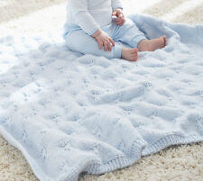 KNITTING PATTERN - LOVELY BABY BLANKET - A SEA OF BEAUTIFUL BUTTERFLIES