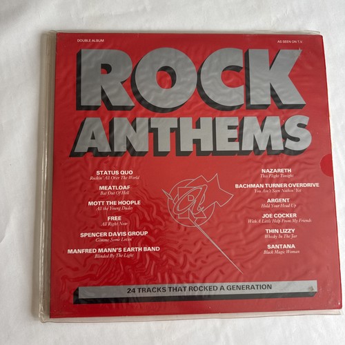 Rock anthems 2lp vinyl - rock, record