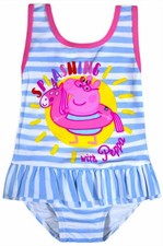 Girls Peppa Pig White & Blue