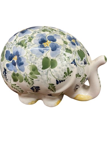 Hand painted ceramic - hand-painted, elephant