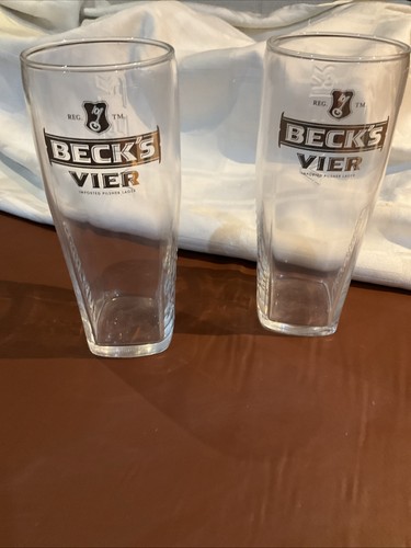 Becks vier pint glasses - becks,