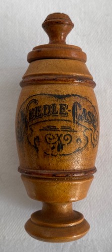 Antique needle case dispenser - needle,