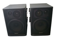 Sony SS-H433 Hifi Bookshelf Speakers In Black Tested Fully Working 