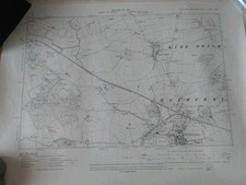8 x 1910 Ordnance Maps 6" to 1