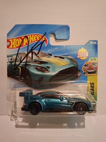 Coa signed mattel hot wheels - signed,
