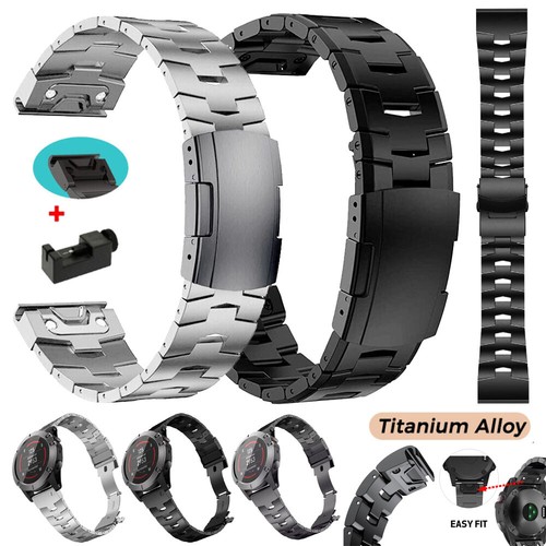 Titanium metal watch band - metal,