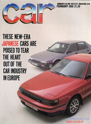 Car magazine february - car, 1986