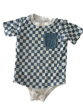 Black sheep baby checkered - sheep,