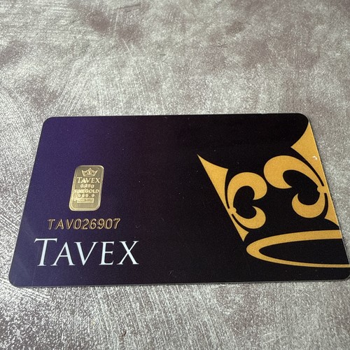 Tavex 25g 999 fine gold - 999.9,