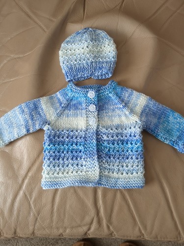 Hand knitted baby cardigan - baby,