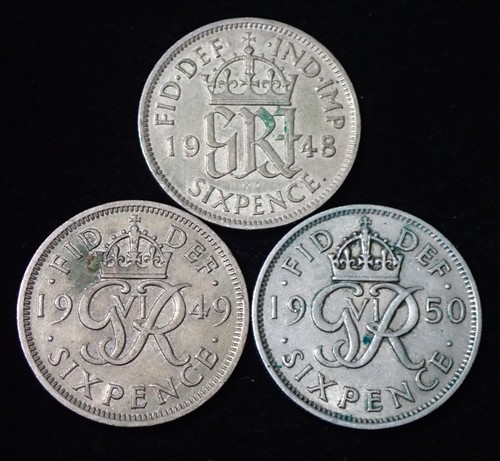 Pence 1948 1949 - uk, ,