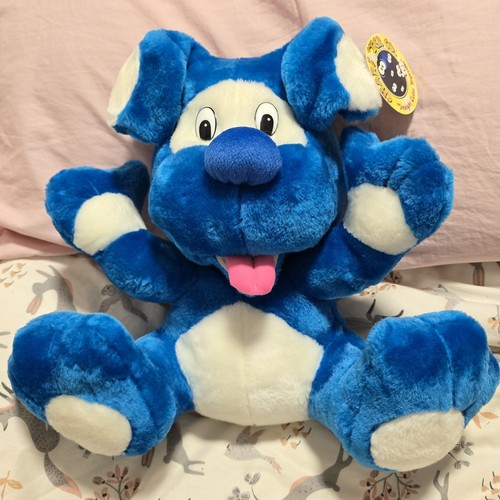 Blue puppy teddy - puppy, bnwt