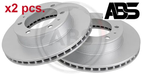 Pcs front brake disc - x2,