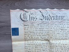 Horse Fair Kidderminster Worcestershire Vellum Indenture 1828 Tyers to Pitt