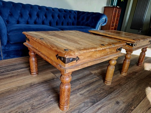 Pair colonial solid wood - colonial,