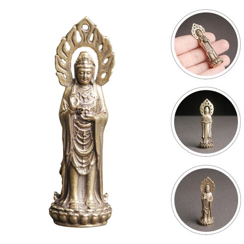 Kuan yin statue brass buddha - kuan,