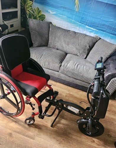 Black wheelchair conversion - wheelchair,