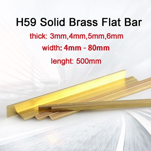 Brass flat bar plate - brass,