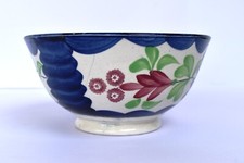 Antique Rose Blue Spongeware