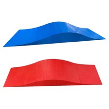 Skate Ramp Bike Ramp Indoor Outdoor Backyard Wave Ramp Track for Kids Skateboard