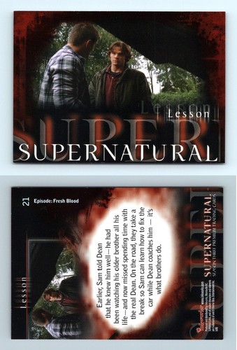 Lesson supernatural season - lesson,