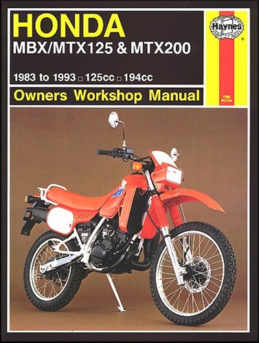 Honda mbx125 mtx125 mtx200 - honda, mtx125,