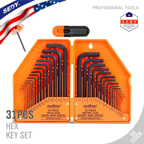 Allen wrench hex key - key, 31pc