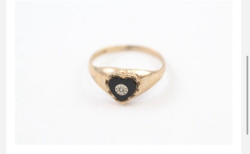 9ct gold diamond and - 9ct,