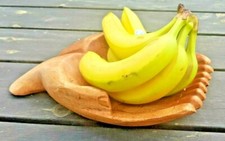 STUNNING HAND CARVED HAND BOWL (FRUIT BOWL / KEYS) - SUAR WOOD