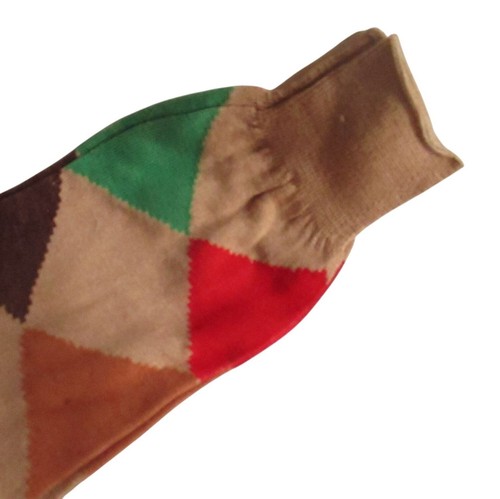 Argyle vintage men socks 11 - men's,