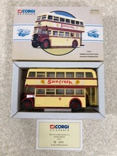 CORGI CLASSICS 97829 DAIMLER CW DOUBLE DECKER MODEL BUS 'SUNFRESH' DOUGLAS CORP.