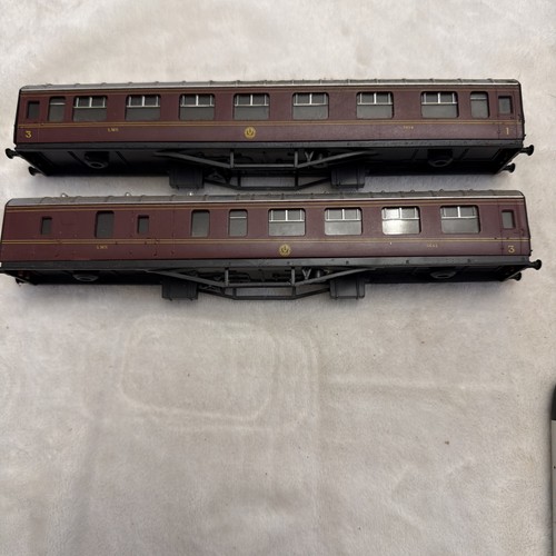 Hornby lms maroon coach bodies - hornby,