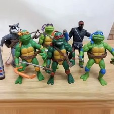 6Pcs Teenage Mutant Ninja Turtles Action Figures Toys TMNT Kid Toy Birthday Gift