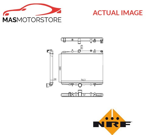 Engine cooling radiator - radiator, nrf
