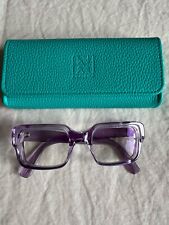 DESIGNER: KIRK & KIRK Percy varifocal/transition lenses in Iris + glass case