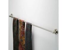 Tie & belt rail, 375mm length polished nickel finish