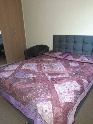 Handmade patch work bedspread - patch,