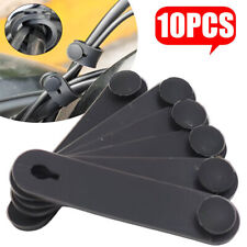 10PCS Rubber Cable Securing Ties 57mm*12mm Wiring Harness Bands Motorcycle Parts