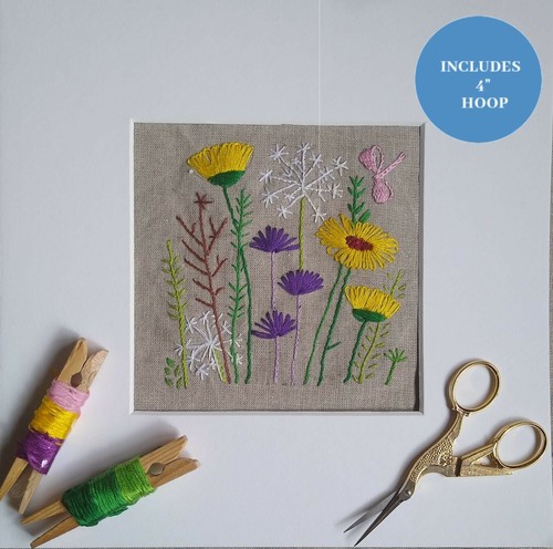 Irish stamped embroidery kit - irish,