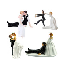 Bride and Groom Cake Topper -