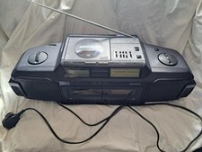 SONY GHETTO BLASTER MEGA BASS  CFD-DW83MK11  CD:RADIO:DOUBLE TAPE DECK STEREO