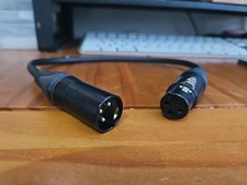 Female XLR to Male XLR Lead/Balanced Signal/Audio Patch Cable 65cm