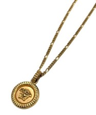 VERSACE                    Medusa Necklace gold
